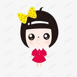 卡通女娃娃图片
